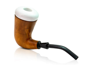 Dracarys Pipes Sherlock Holmes Style Calabash Porcelain Tobacco Wood Smoking Pipe
