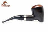 Dracarys Pipes Sherlock Holmes Style Wood Tobacco Smoking Pipe Unique Design w Pouch