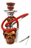 Dracarys Bronze Skulls Smoking Hookah Shisha Pipe for Smoking 11.5''