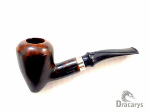 Dracarys Pipes Sherlock Holmes Style Wood Tobacco Smoking Pipe Unique Design w Pouch