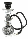 Dracarys Silver Leaves Smoking Hookah Shisha Pipe for Smoking 11.5''