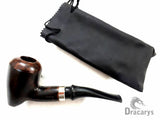 Dracarys Pipes Sherlock Holmes Style Wood Tobacco Smoking Pipe Unique Design w Pouch