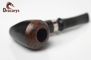 Dracarys Pipes Sherlock Holmes Style Wood Tobacco Smoking Pipe Unique Design w Pouch