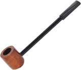 Drekis Pipes Rosewood Smoking Pipe Natural, Handmade Wood Tankard Style