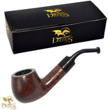 Drekis Pipes Rosewood Mini Smoking Pipe Natural, Handmade Wood Author Style