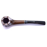 Unique Rose Wood "El-Cremallera" Briar Tobacco Smoking Pipe by Rohan Pipes LZ-218