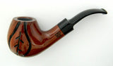 Rohan Pipes "Leaf" Brand New Unique Rose Briar Smoking Pipe