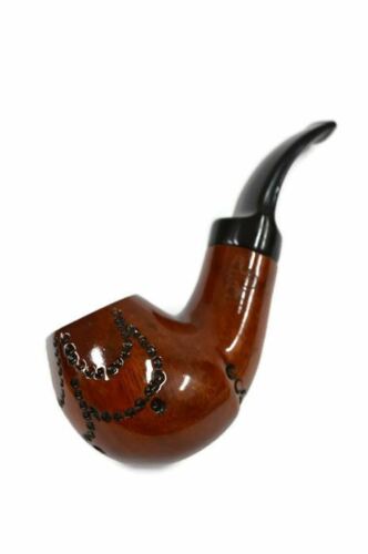 Rohan Pipes "El-Ray" Brand New Quality Unique Rose Briar Smoking Pipe RP-916