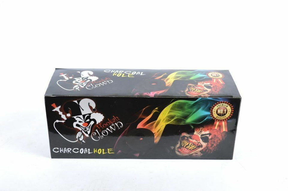 120 Tabs Hookah Clown Hole Shisha Charcoal With Hole 20 Rolls High Quality