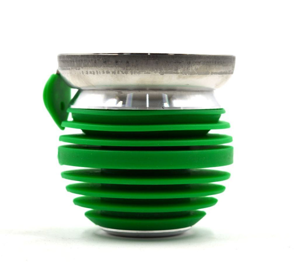 Hookah Bowl Shisha Green Apple Shape Metal Silicon Bowl