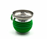 Hookah Bowl Shisha Green Apple Shape Metal Silicon Bowl