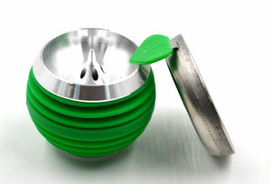 Hookah Bowl Shisha Green Apple Shape Metal Silicon Bowl