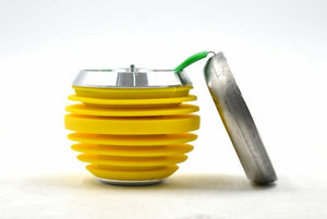 Hookah Bowl Shisha Yellow Apple Shape Metal Silicon Bowl