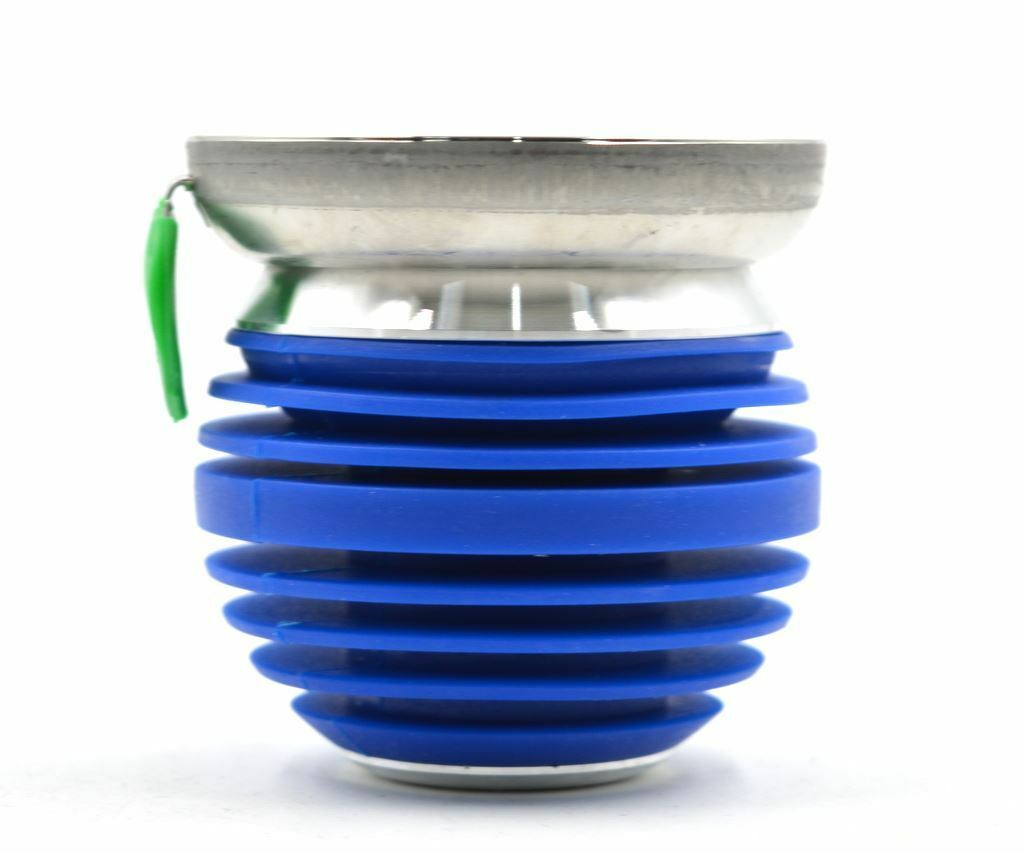 Hookah Bowl Shisha Blue Apple Shape Metal Silicon Bowl