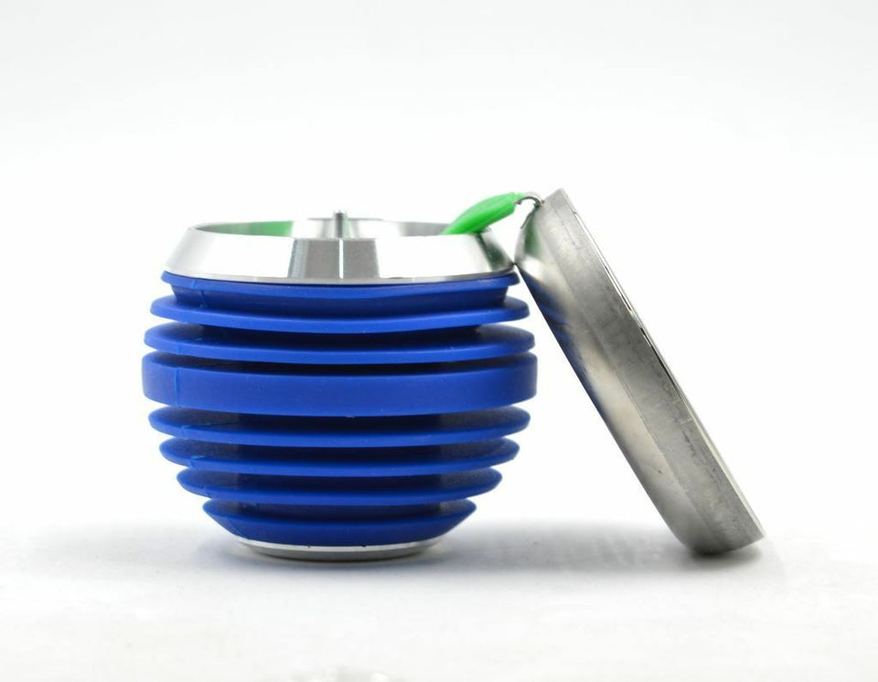 Hookah Bowl Shisha Blue Apple Shape Metal Silicon Bowl