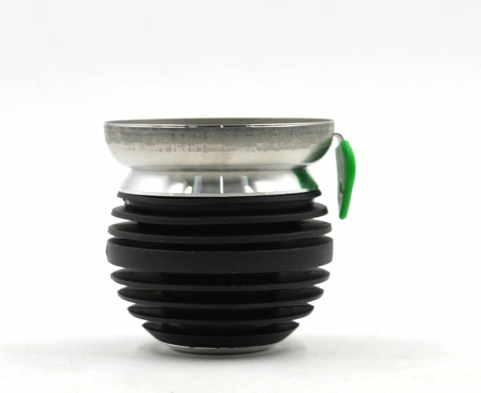 Hookah Bowl Shisha Black Apple Shape Metal Silicon Bowl