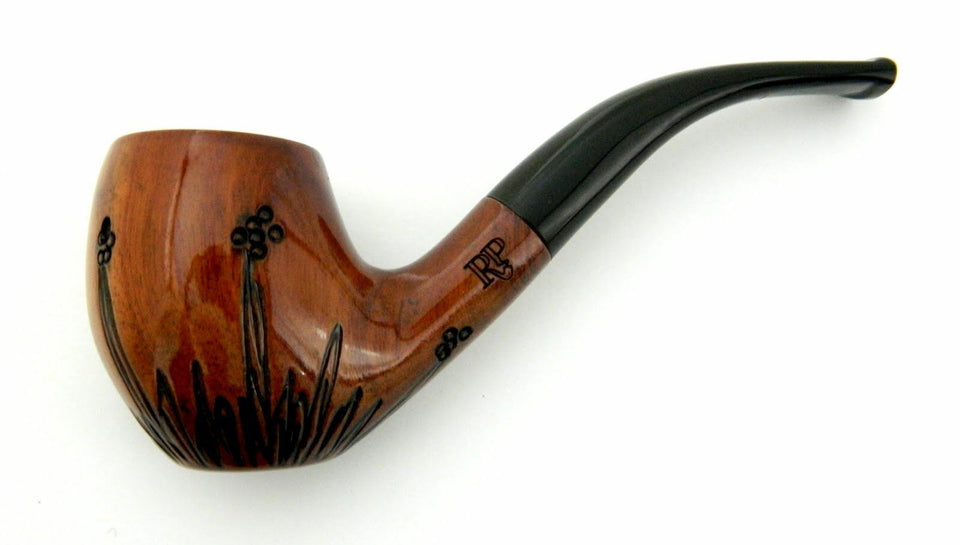 Rohan Pipes "Bloom" Brand New Unique Rose Briar Smoking Pipe RP-811