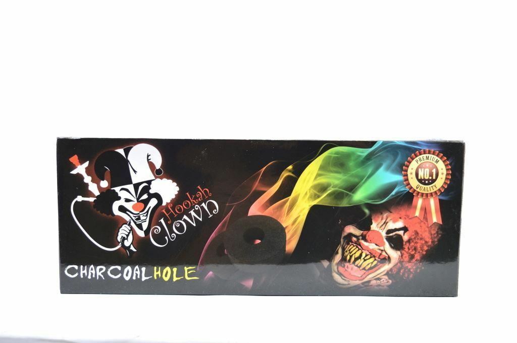 120 Tabs Hookah Clown Hole Shisha Charcoal With Hole 20 Rolls High Quality