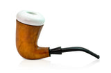 Dracarys Pipes Sherlock Holmes Style Calabash Porcelain Tobacco Wood Smoking Pipe